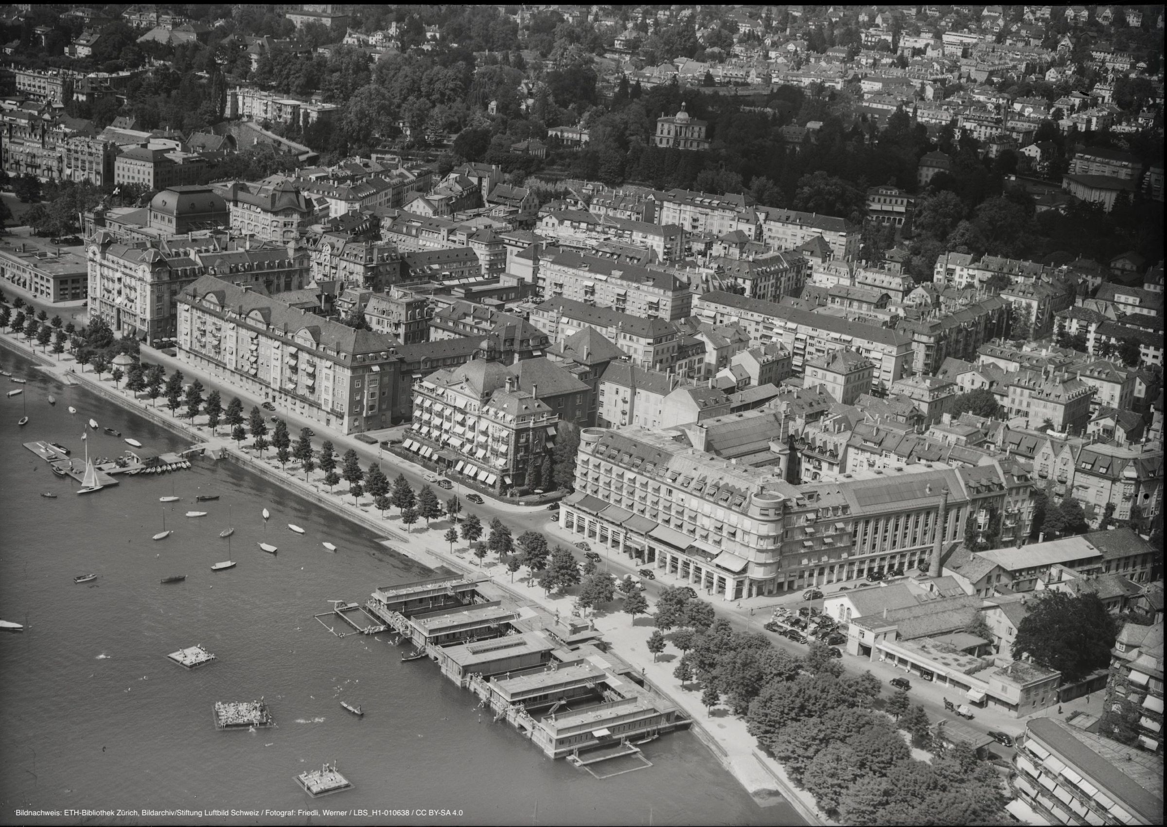 UTOREM Historische Luftaufnahme Utoquai