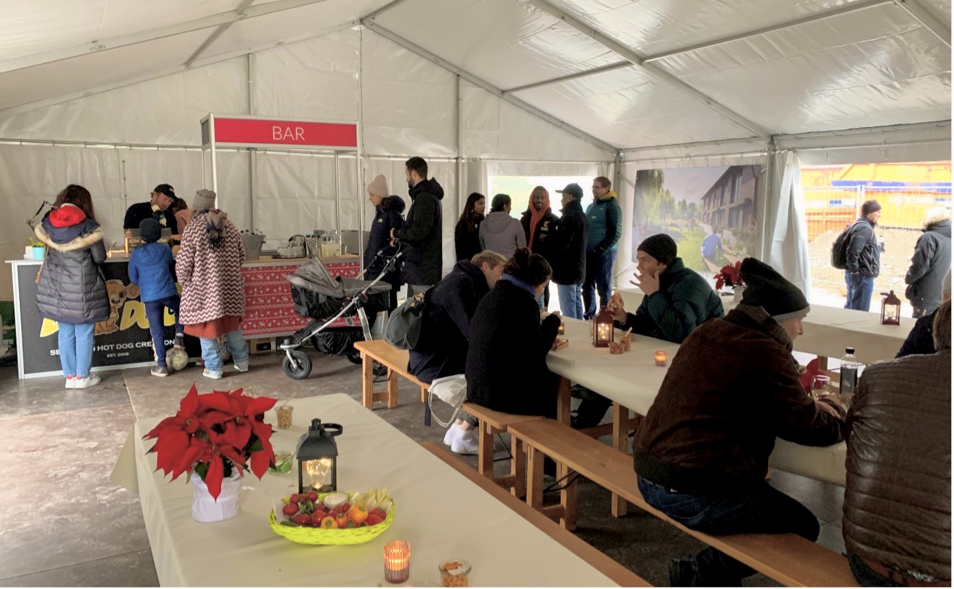 Gelungene Informationsveranstaltung für Kaufinteressenten der Rainhäuser in Rain (LU)